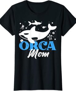 Womens Funny Orca Lover Graphic for Women Men Kids Whale T-Shirt