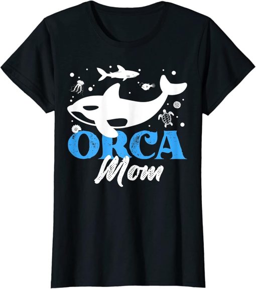 Womens Funny Orca Lover Graphic for Women Men Kids Whale T-Shirt