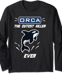 Longview Washington Orca the cutest killer whale ever t-shir Long Sleeve T-Shirt